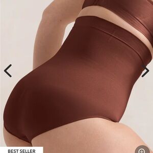 Shapermint High-Waisted Panties - Deep Brown